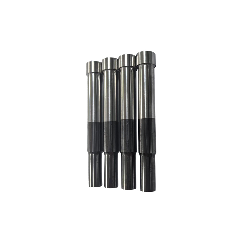 Why is the die accessory titanium-plated punch pin more suitable for high-intensity continuous punching operations?